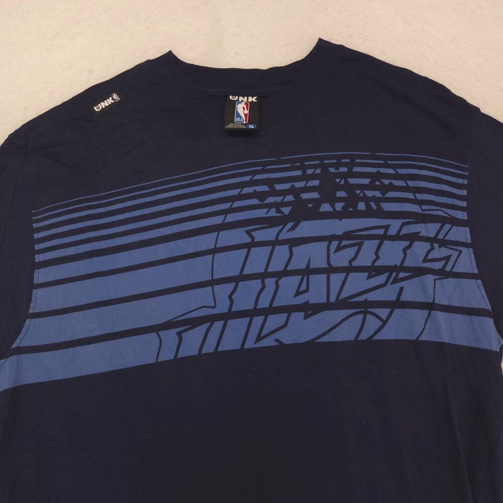 NBA Utah Jazz Crew Neck Graphic Basketball T Shirt Mens Size Extra Large XL Navy